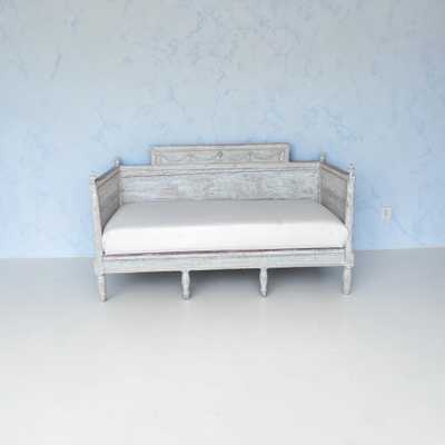GustavianPainted settee late 18 century Sweden.