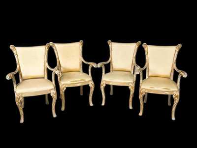 4 armchairs. Chelini Florence