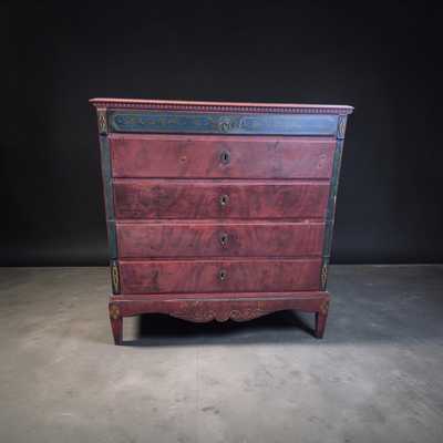 CHEST original painted,1840