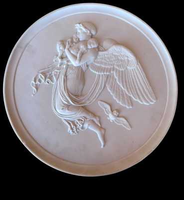 Bisquit plate. B&G danish ca.1880. Items 4PC.
